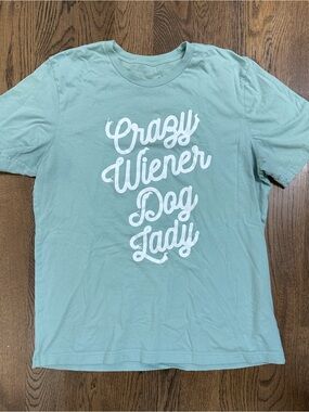 Bean Goods Mint Graphic Tee - Dachshund Logo